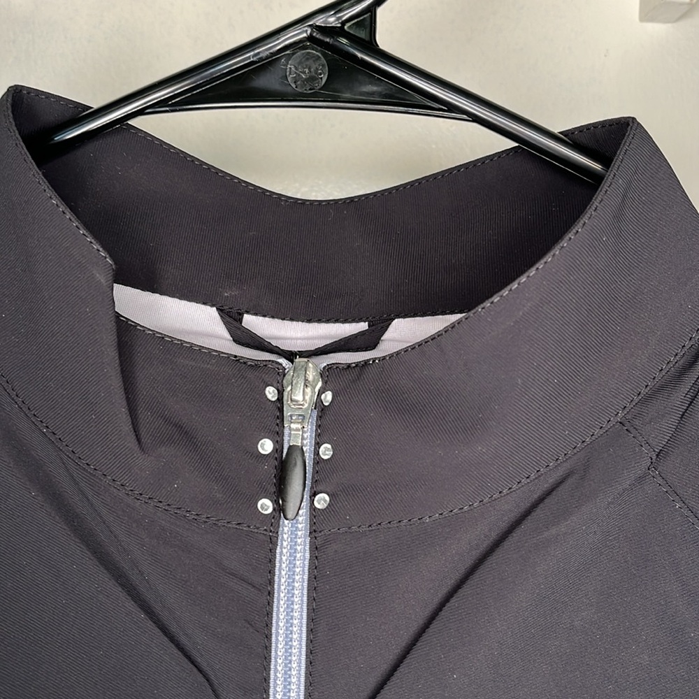 Women's Swingdish Black Jacket with pink accents. - Picture 2 of 8